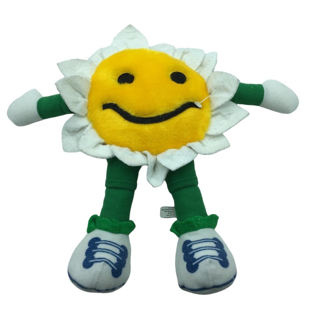 Daisy‎ Plush Flowers, Inc. Balloons Stuffed Toy Flower Man Get Well Happy